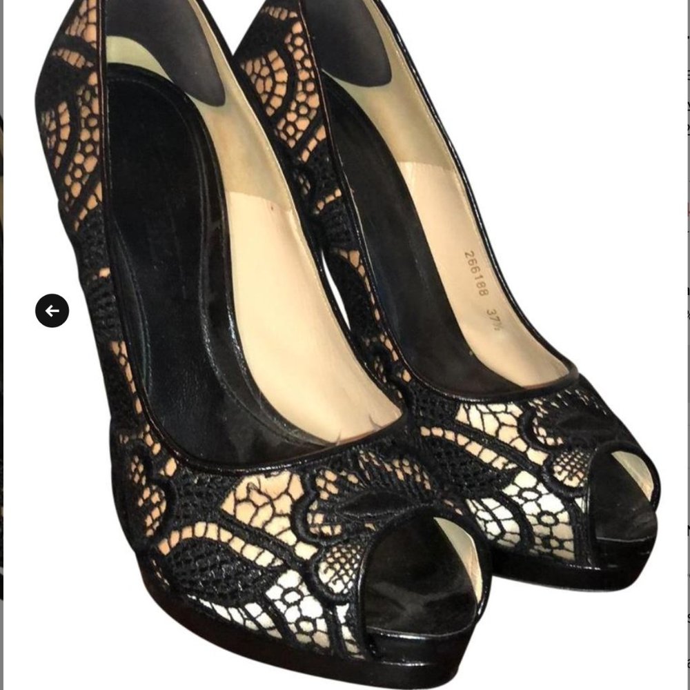 Alexander McQueen Peep Toe